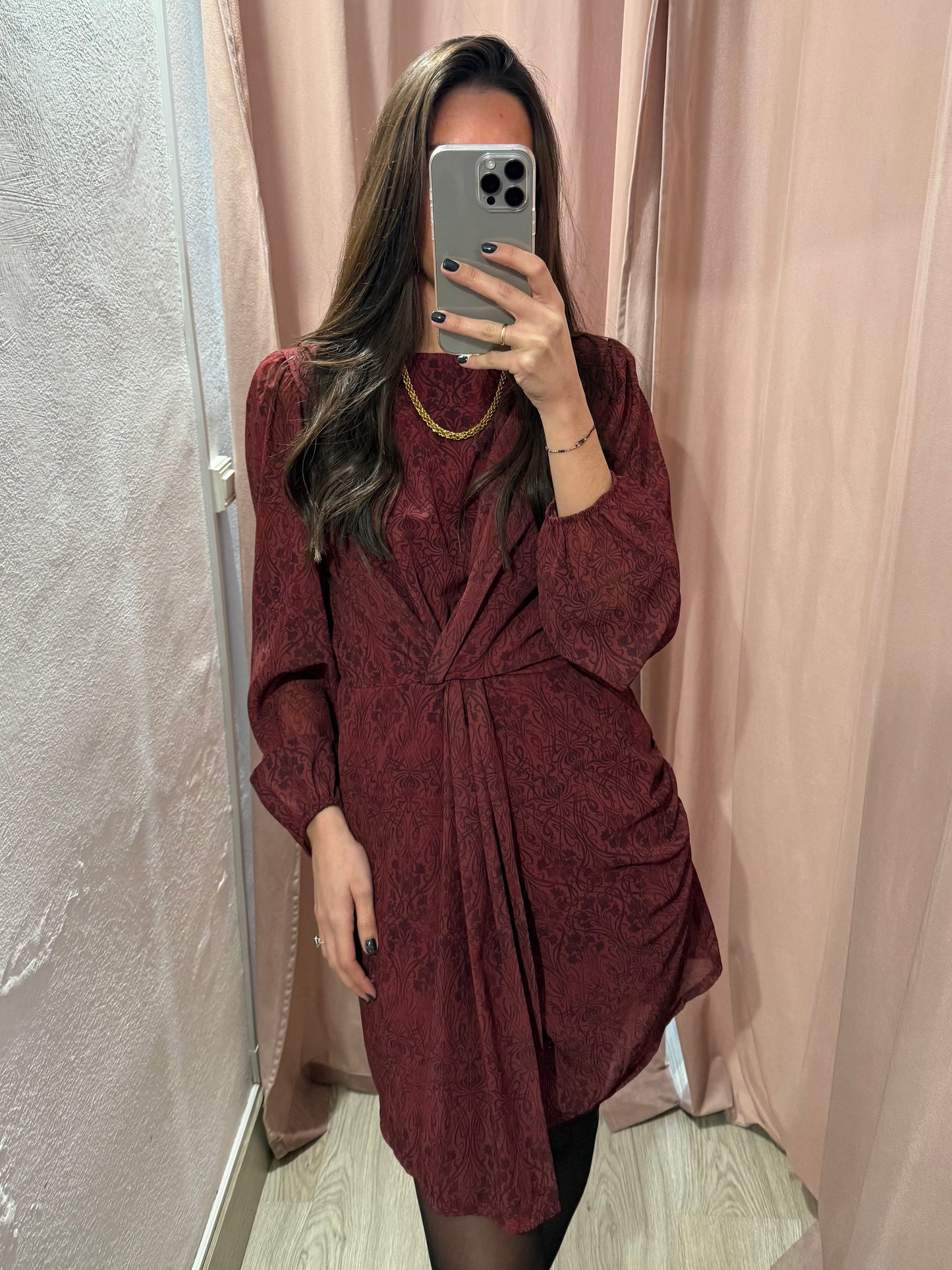Vestido gasa mini