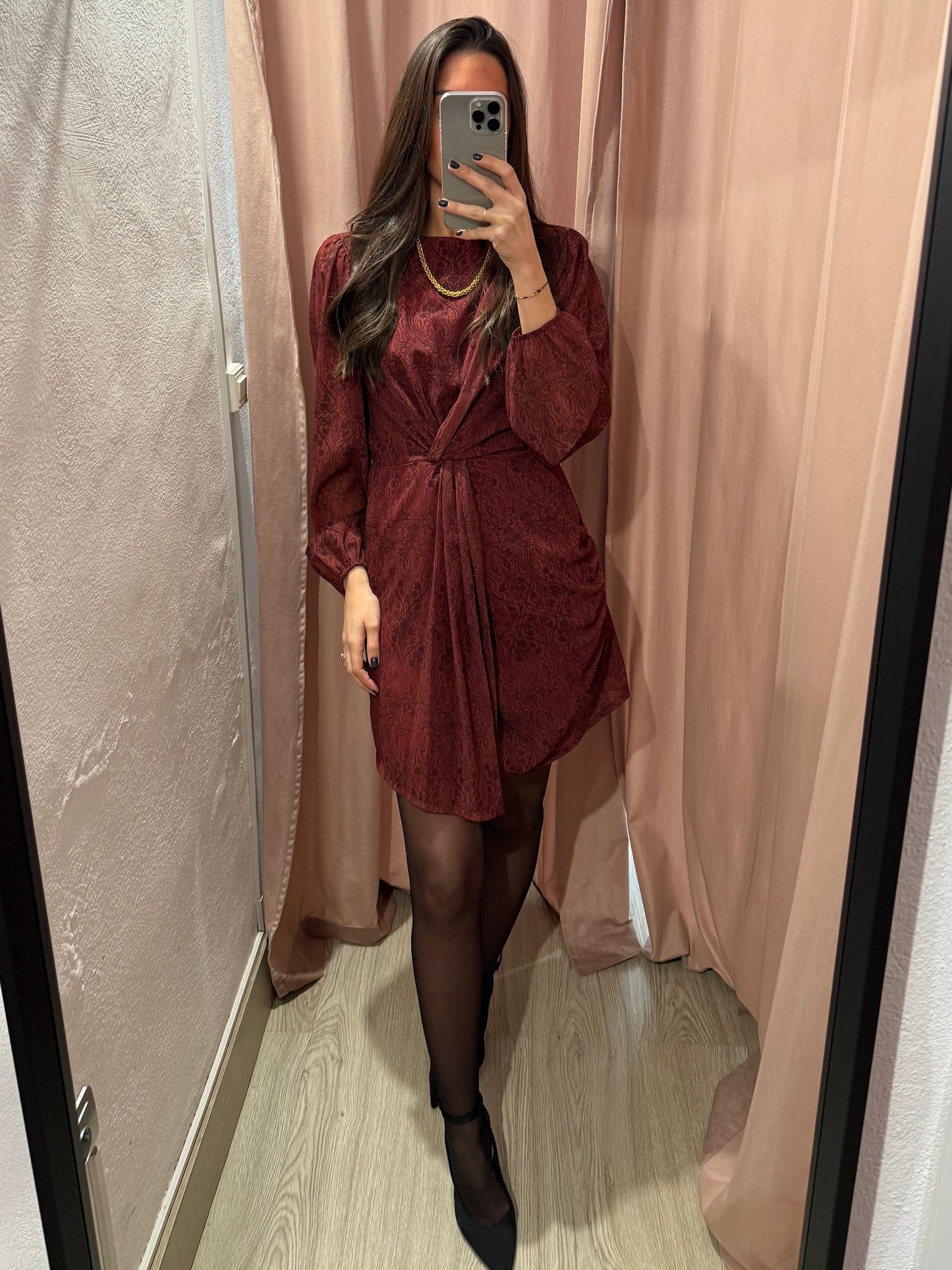 Vestido gasa mini