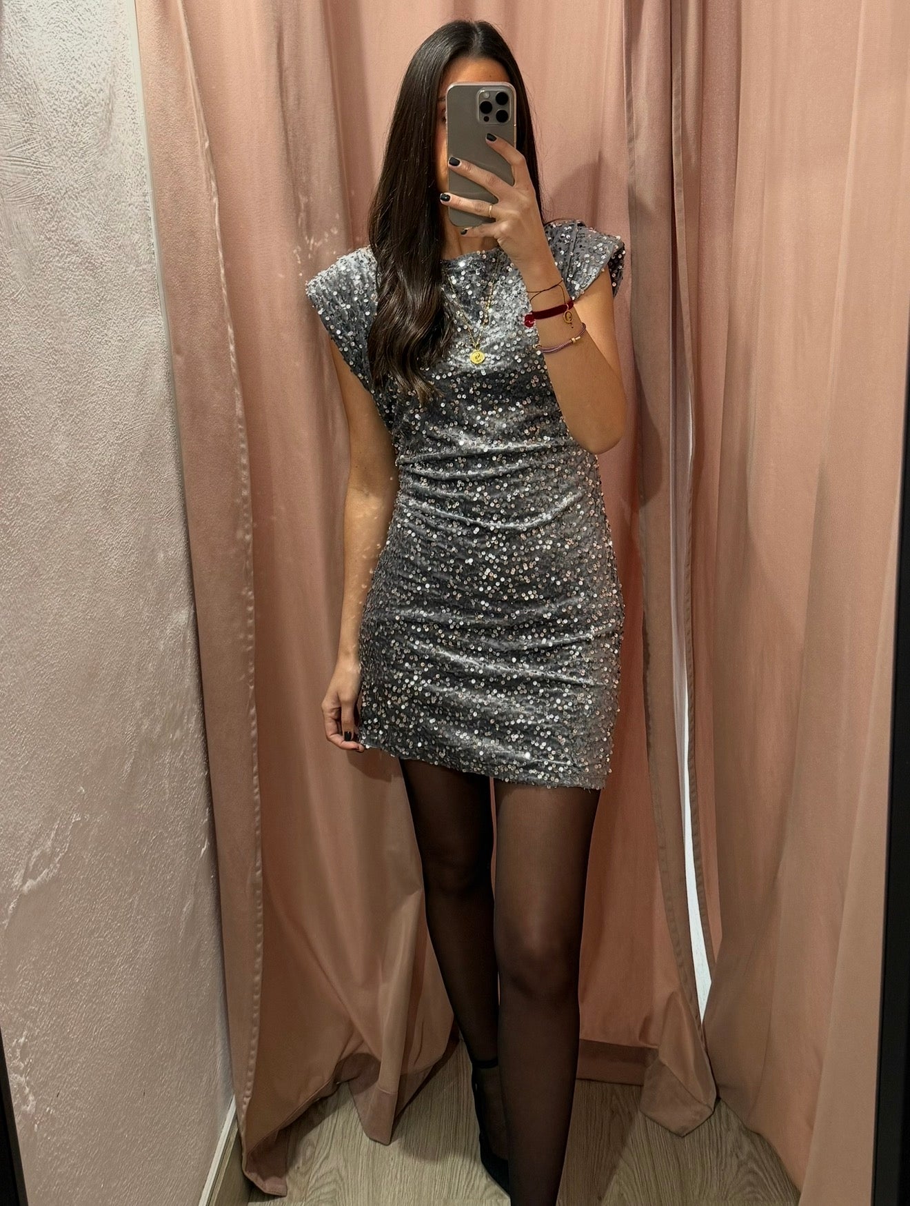 Vestido mini lentejuela