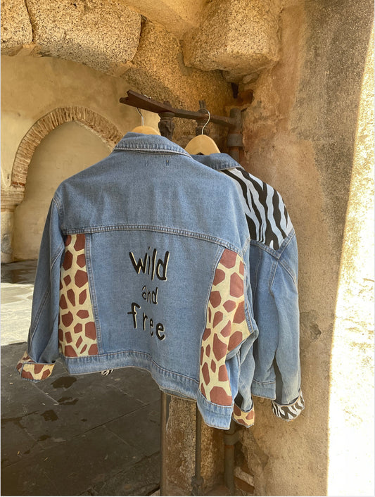 Chaqueta customizada wild and free