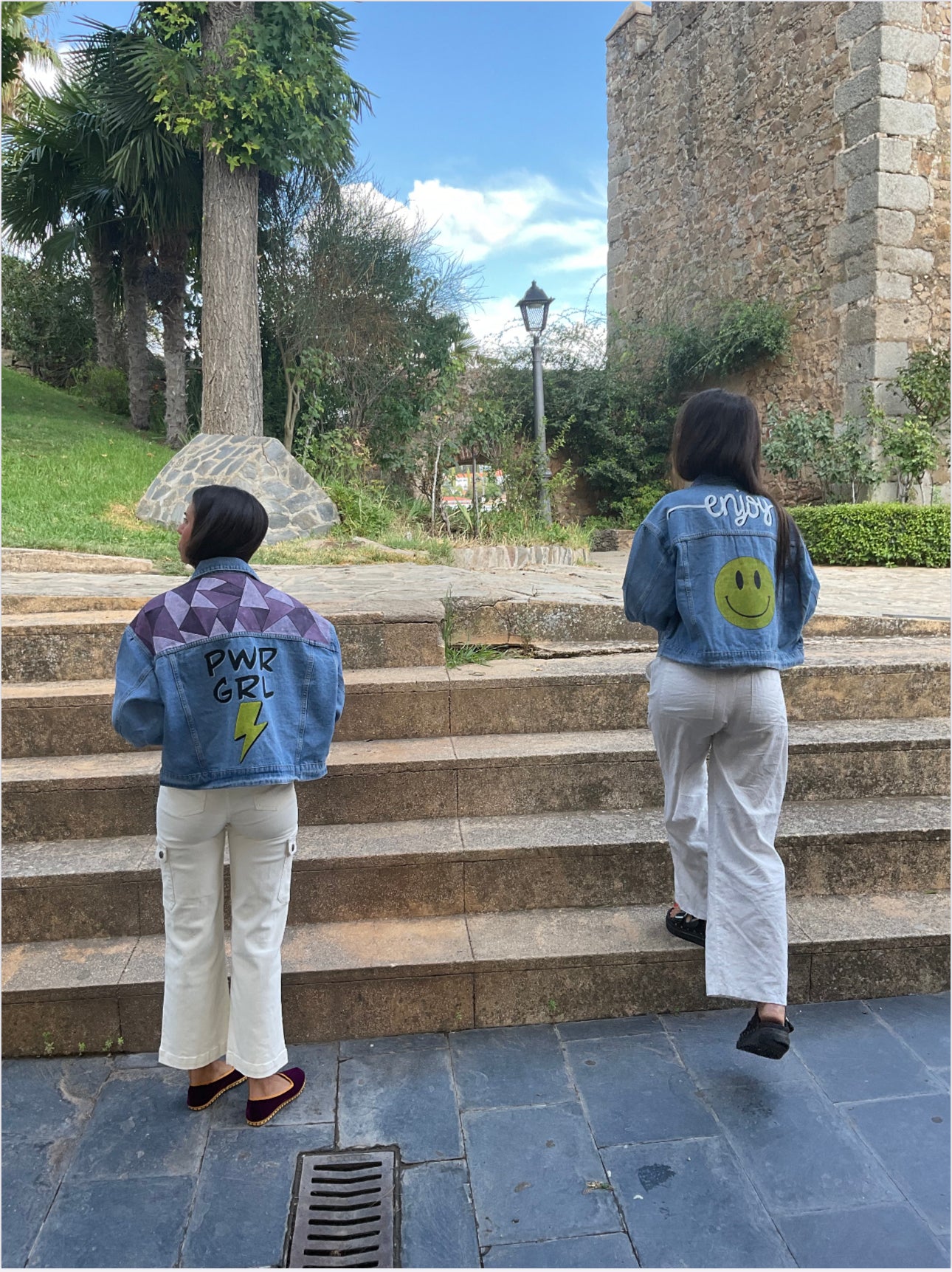 Chaqueta vaquera customizada PWR GRL