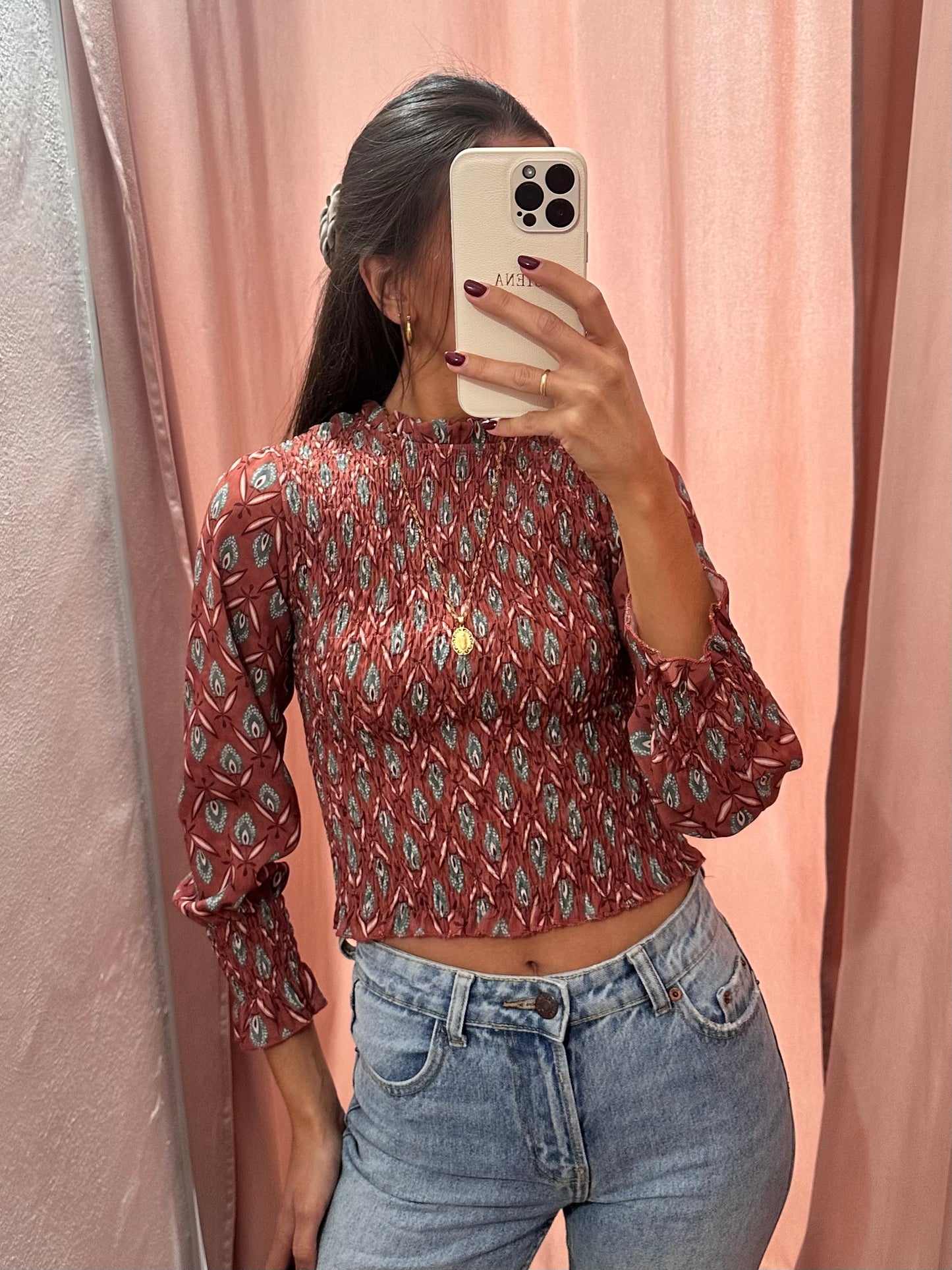 Blusa fruncida