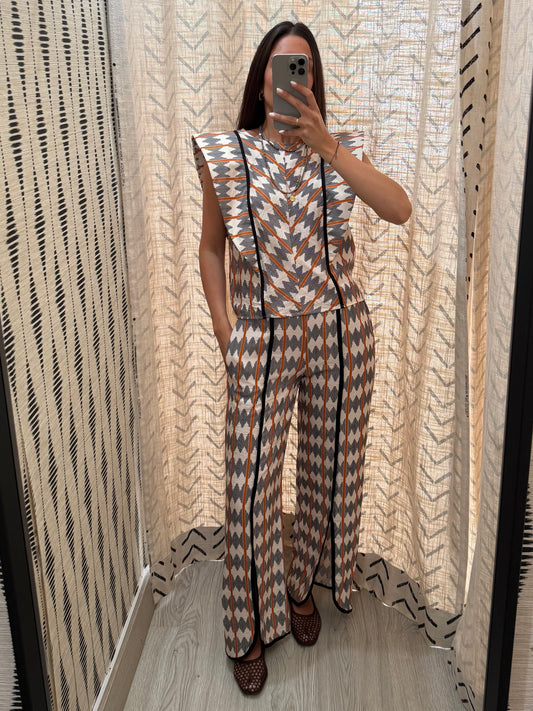 Conjunto ikat pantalón