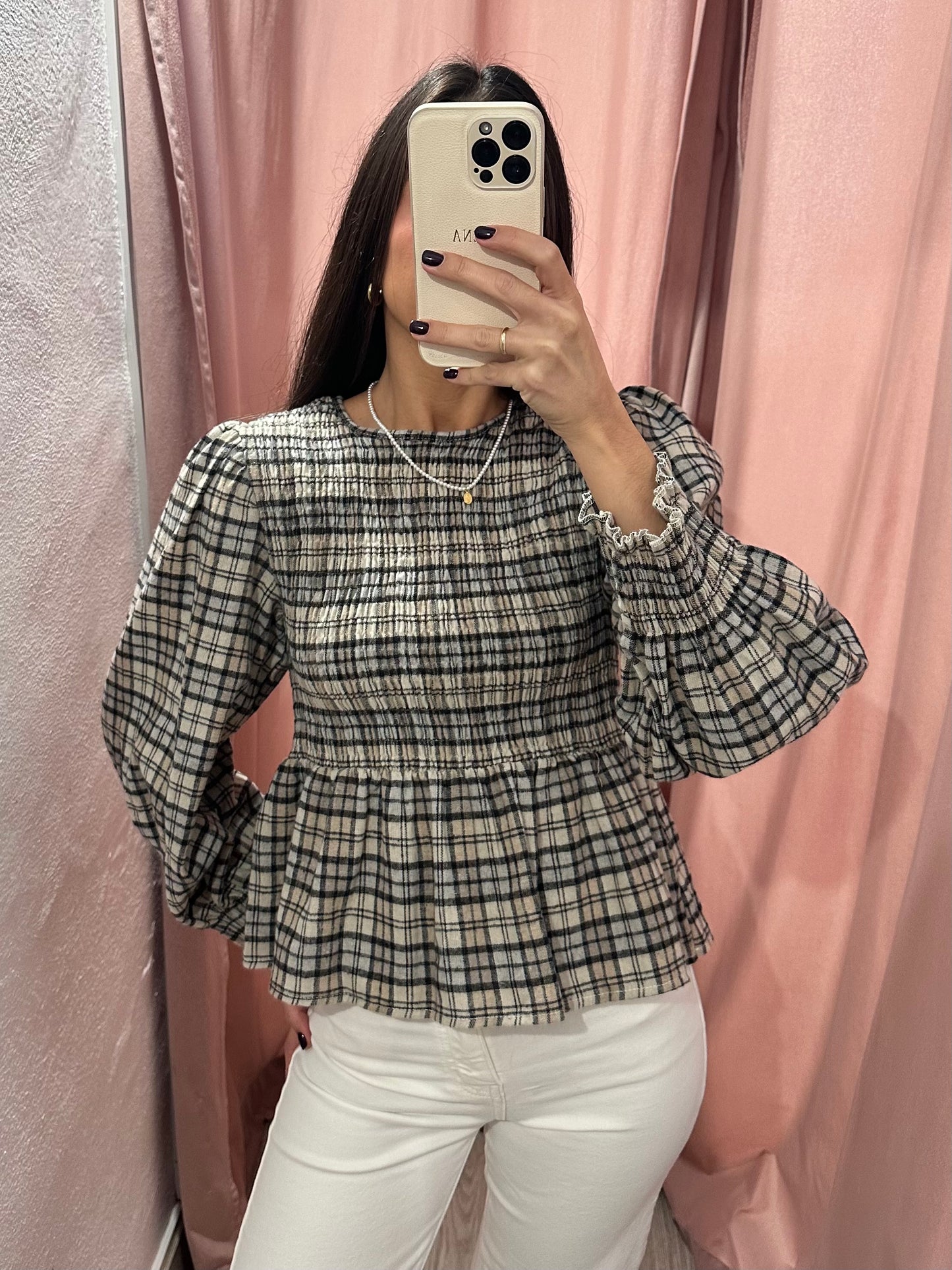 Blusa franela cuadros