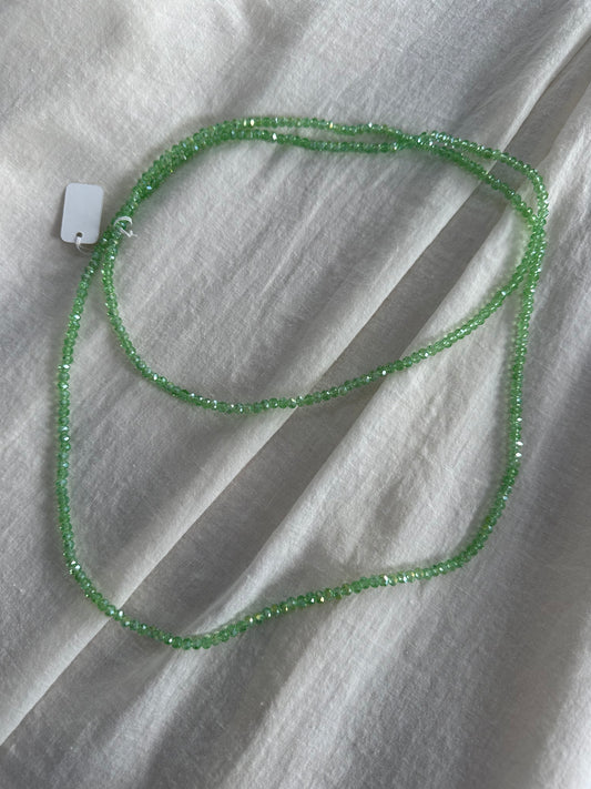 Colgante Perlas verde